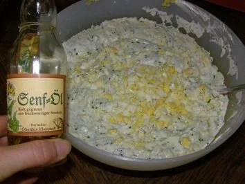 Grüne Soße mit Senföl - Rezept