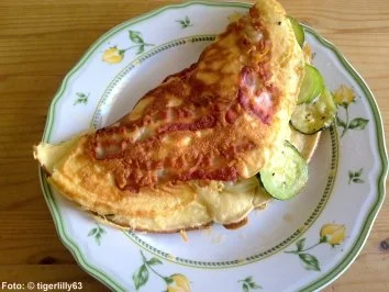 Rezept: Speckpfannkuchen Speckpfannkuchen - Rezept