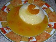 Dessert: Grieß-Quarkflammeri mit Orangen-Vanillesoße - Rezept