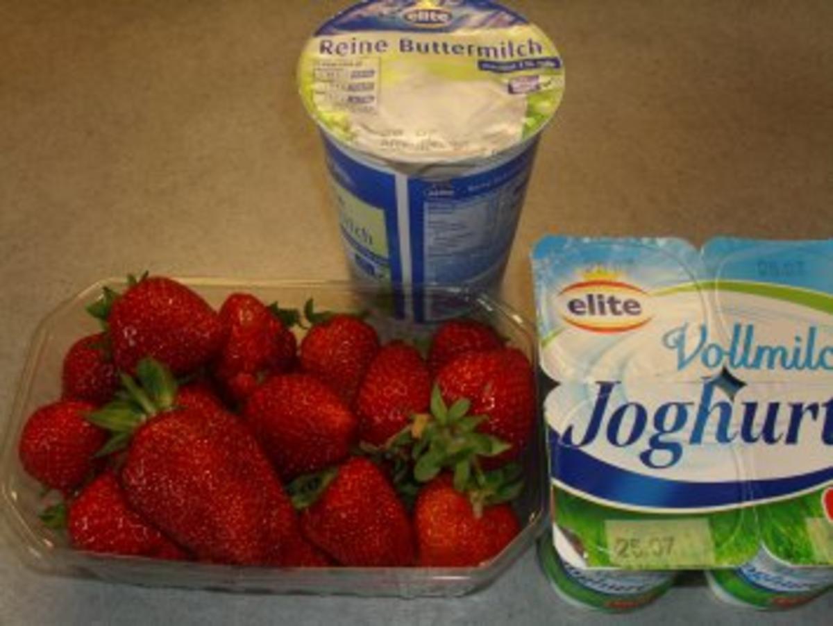 Getränke: Erdbeerbuttermilch - Rezept - Bild Nr. 2