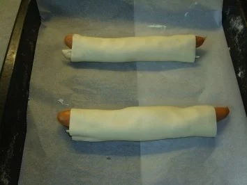 Pikante Kuchen: Käsewürstchen im Blätterteig - Rezept - Bild Nr. 4