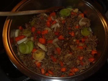 Rezept: Pizza Bolognese Bild Nr. 3 Pizza Bolognese - Rezept - Bild Nr. 3