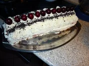 Torten: Schwarzwälder Kirschrolle - Rezept