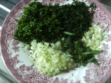 Quark mit vielen frischen Kräutern - Rezept - Bild Nr. 3