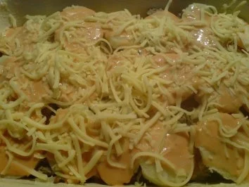 Rezept: Rosenkohl-Speck-Hackfleisch-Kartoffel-Auflauf Bild Nr. 5 Rosenkohl-Speck-Hackfleisch-Kartoffel-Auflauf - Rezept - Bild Nr. 5