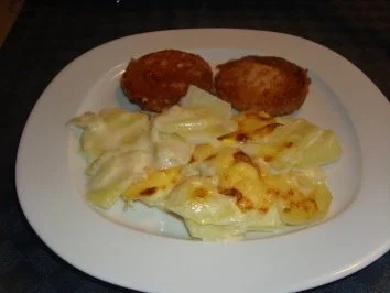 Rezept: Aufläufe: Kartoffelgratin Bild Nr. 5 Aufläufe: Kartoffelgratin - Rezept - Bild Nr. 5