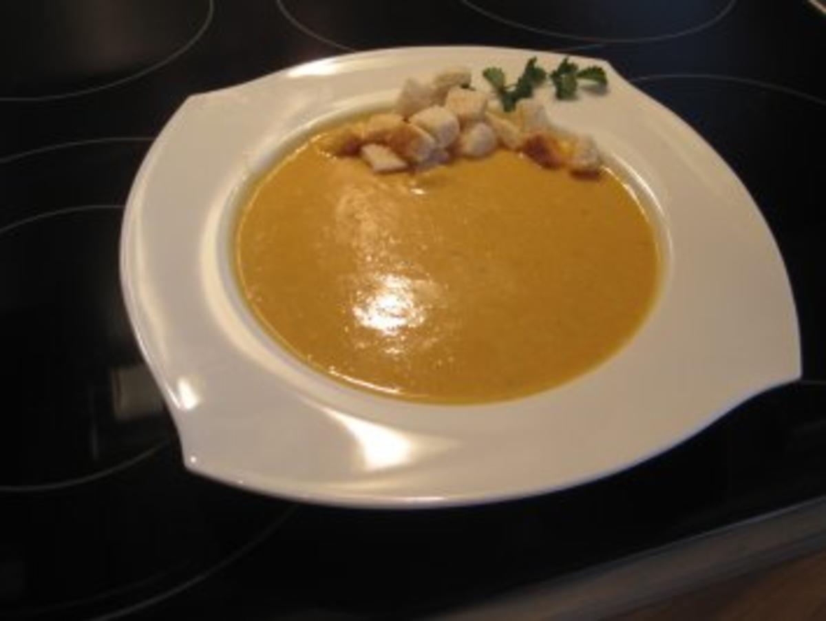 Karottencreme-Suppe - Rezept