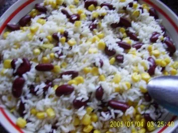 Reissalat mit Hackbällchen - Rezept - Bild Nr. 6