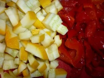 Toscana-Lachs an Gemüse-Curry-Reis - Rezept - Bild Nr. 5