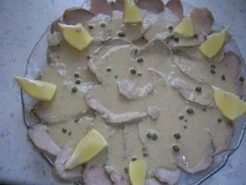 Rezept: Vitello Tonnato - trotz Frankreichurlaub was italienisches Vitello Tonnato - trotz Frankreichurlaub was italienisches - Rezept