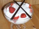 Schaumcreme mit Erdbeeren - Rezept