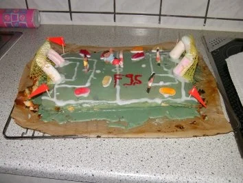Fussballkuchen - Rezept