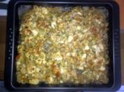 Schnitzel unter Feta-Zucchini-Haube - Rezept