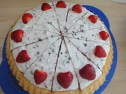 Stracciatella-Erdbeer-Kuchen - Rezept