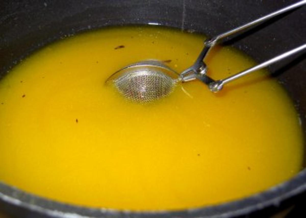Fischfilet in Aprikosen-Curry-Soße mit Gewürzreis - Rezept - Bild Nr. 6