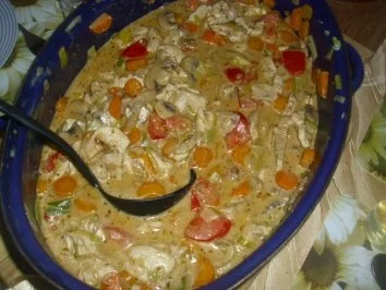 Rezept: Hähnchengeschnetzeltes Mailänder Art Bild Nr. 7 Hähnchengeschnetzeltes Mailänder Art - Rezept - Bild Nr. 7