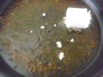 Schweinekamm ~ buntes Gemüse ~ Ziegenkäsesauce ~ Reis - Rezept - Bild Nr. 6