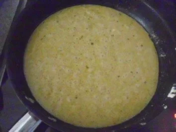 Schweinekamm ~ buntes Gemüse ~ Ziegenkäsesauce ~ Reis - Rezept - Bild Nr. 7