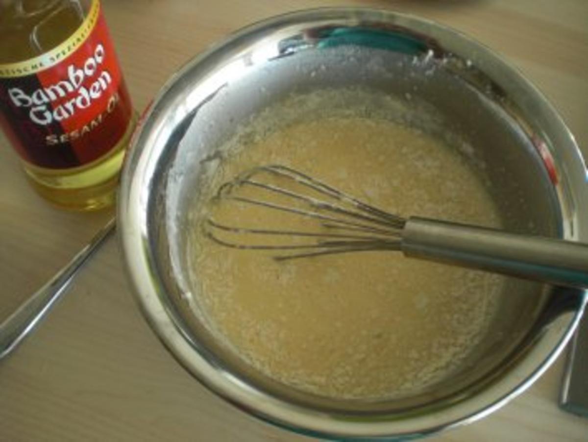 Vanille-Curry-Linsen mit (gedämpften) Lachs-Kokos-Pfannkuchen - Rezept - Bild Nr. 7
