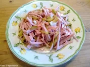 Bayerischer Leberkäs-Salat - Rezept