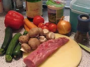 Gemüsereste mit Medallion - Rezept