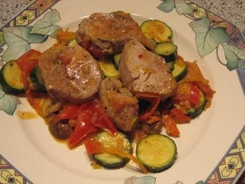 Rezept: Gemüsereste mit Medallion Bild Nr. 6 Gemüsereste mit Medallion - Rezept - Bild Nr. 6