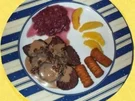 Kängurufilet in Preiselbeer-Rotweinsosse - Rezept