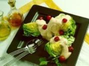 Salatherzen in Sahne - Rezept