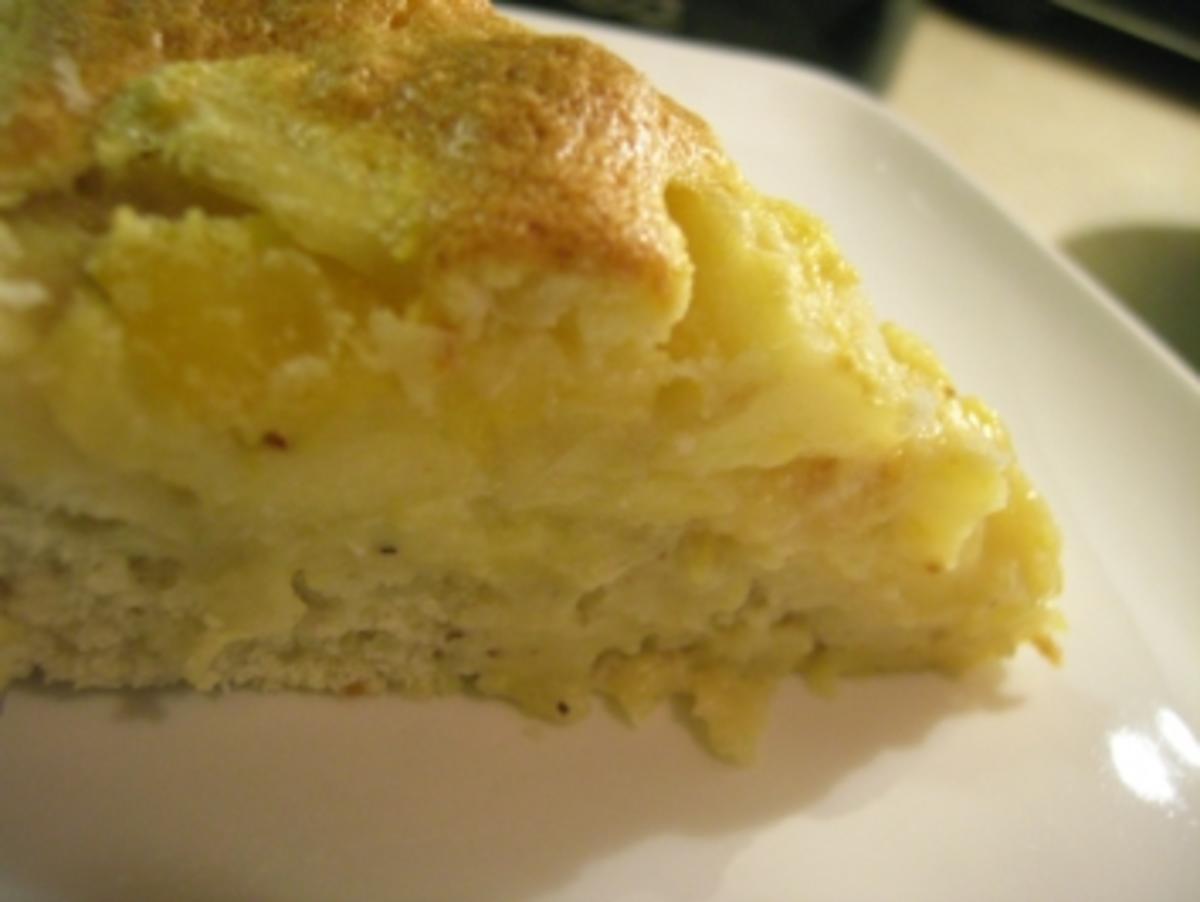 Kuchen: Apfel-Pfirsich Tarte - Rezept