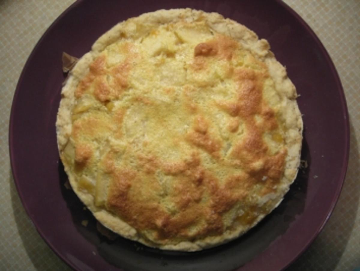 Kuchen: Apfel-Pfirsich Tarte - Rezept