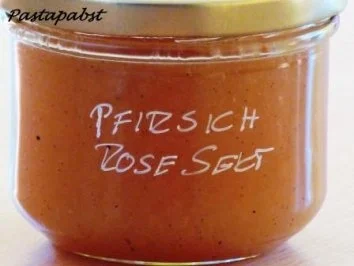 Pfirsich-Rose Konfitüre - Rezept