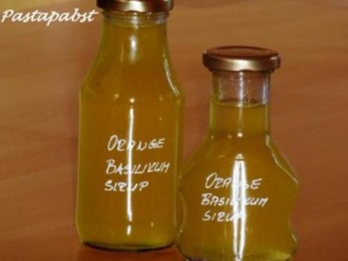 Orange-Basilikum-Sirup - Rezept mit Bild - kochbar.de