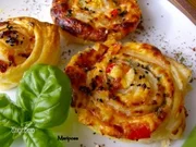 Lachs-Mango-Chili Schnecken - Rezept