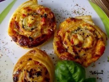 Lachs-Mango-Chili Schnecken - Rezept - Bild Nr. 5