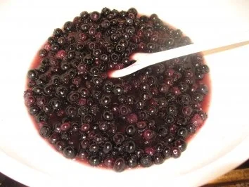 Heidelbeeren werden frostig - Rezept
