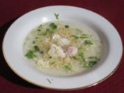 Hühnerbouillon mit Koriander - Rezept