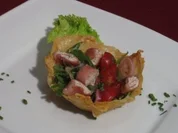 Parmesankörbchen - Rezept