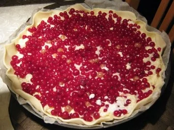 Johannisbeer-Reiskuchen - Rezept