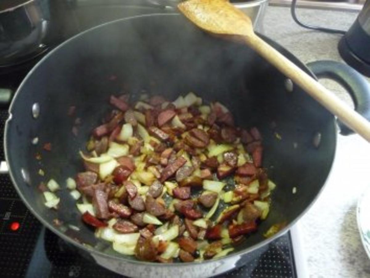 Suppen & Eintöpfe : Schnelle Kartoffelsuppe - oder auch Restesuppe - Rezept - Bild Nr. 3