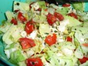 Mozzarella-Tomaten-Salat - Rezept
