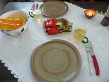 Rezept: Fisch : Geräucherte Forelle mit Kartoffelsalat und Grillzucchini Bild Nr. 9 Fisch : Geräucherte Forelle mit Kartoffelsalat und Grillzucchini - Rezept - Bild Nr. 9