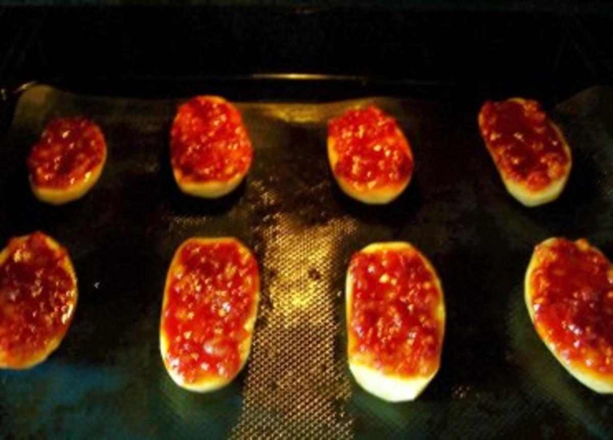 Zwischensnack: Tomatige Ofen-Kartoffeln - Rezept - Bild Nr. 3