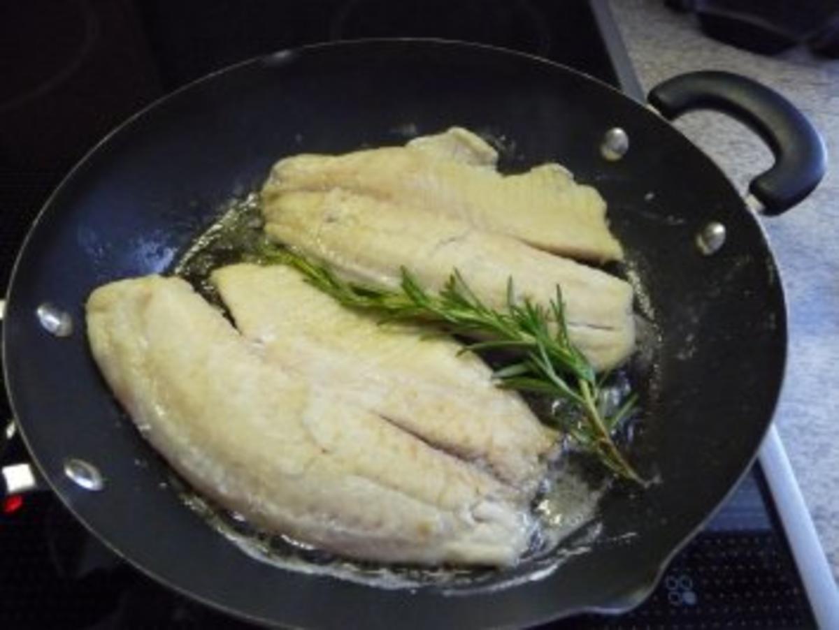 Fisch : Tilapia mit Salzkartoffeln und grünem Salat - Rezept - Bild Nr. 5