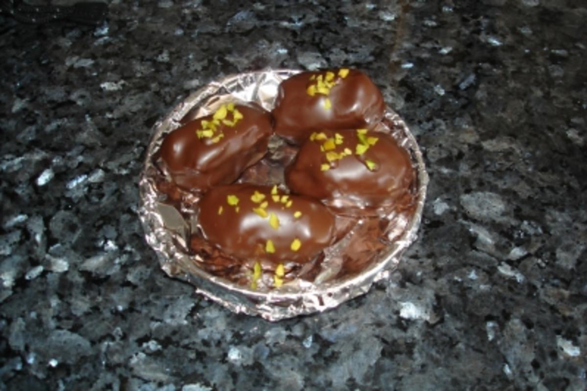 Dattelkonfekt ...zarte Versuchung mit Marzipan und Schokolade - Rezept ...