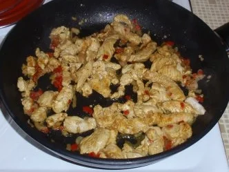 Süß-Scharfes Putengeschnetzeltes mit Basmatireis - Rezept - Bild Nr. 3