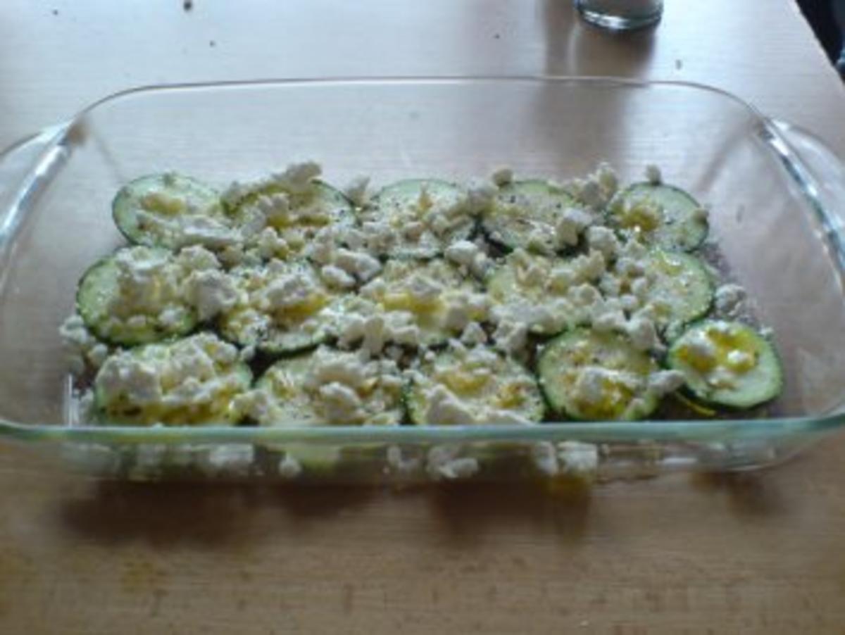 Zucchini überbacken - Rezept