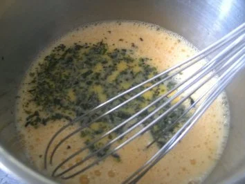 Rezept: Omlett mit einer leckeren Spinatfüllung Bild Nr. 3 Omlett mit einer leckeren Spinatfüllung - Rezept - Bild Nr. 3