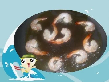 Gebratene Gambas auf Galbani Mozzarella & Tomaten-Salat - Rezept - Bild Nr. 2