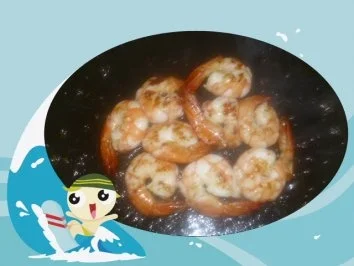 Gebratene Gambas auf Galbani Mozzarella & Tomaten-Salat - Rezept - Bild Nr. 4