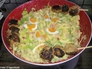 Nudel-Curry-Salat mit Hackbällchen - Rezept